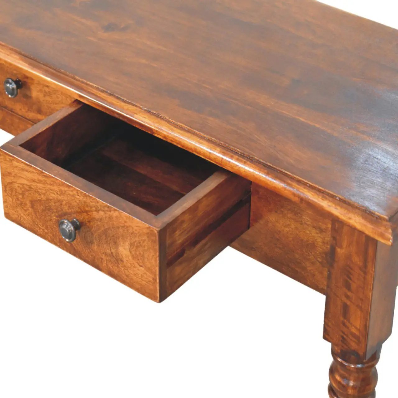 Turned Legs Drawer Console Table by Unique Piece Furniture