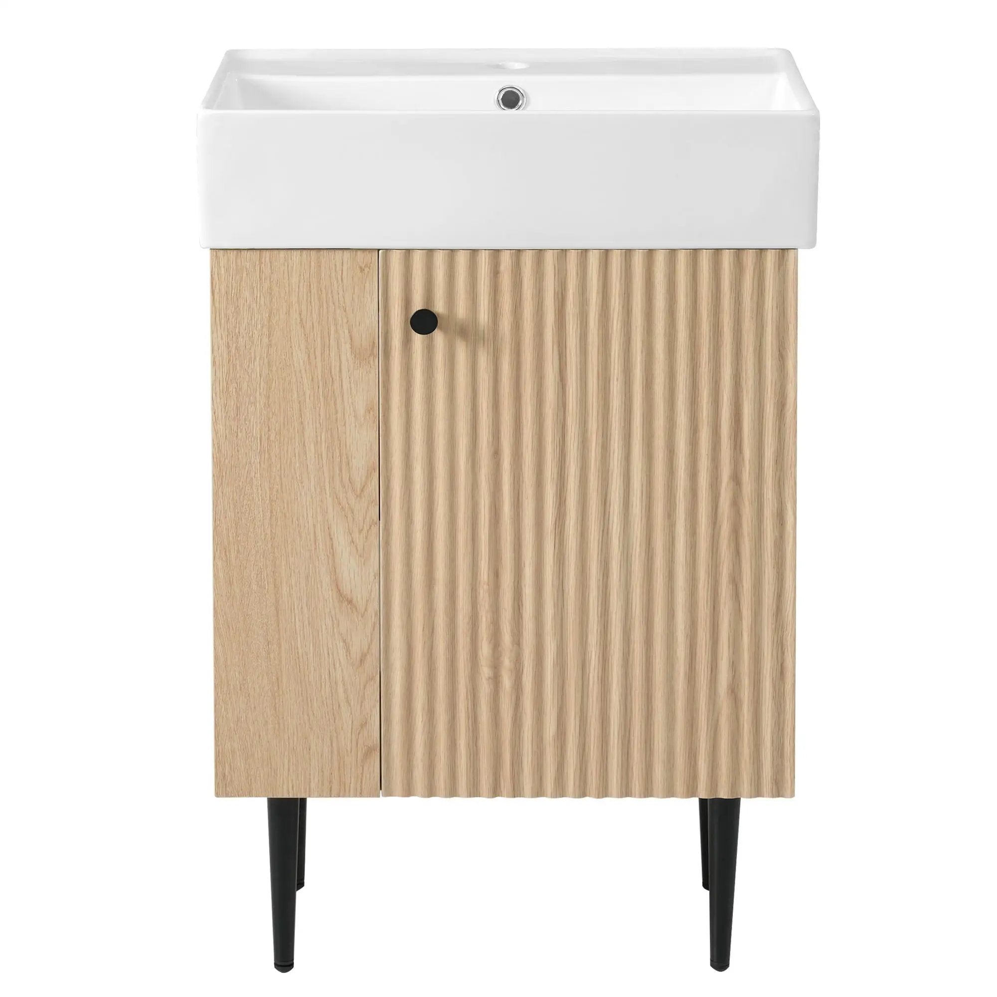 Bathroom Vanity, Combo Cabinet, Bathroom Storage Cabinet, Single Ceramic Sink by Unique Piece Furniture