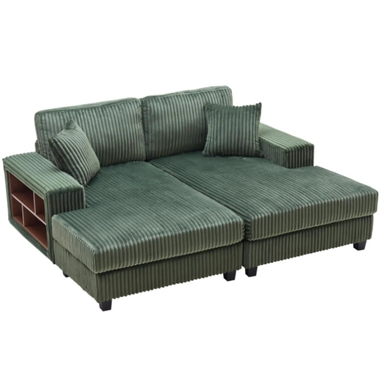 Convertible Sectional Sofa, Sleeper Oversized Living Room Lounge by HouseOfZazla