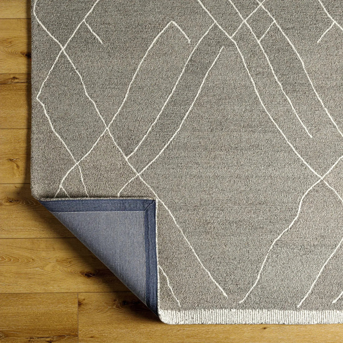 Arsenal Trout Valley Gray Wool Rug, photo 4 of 6