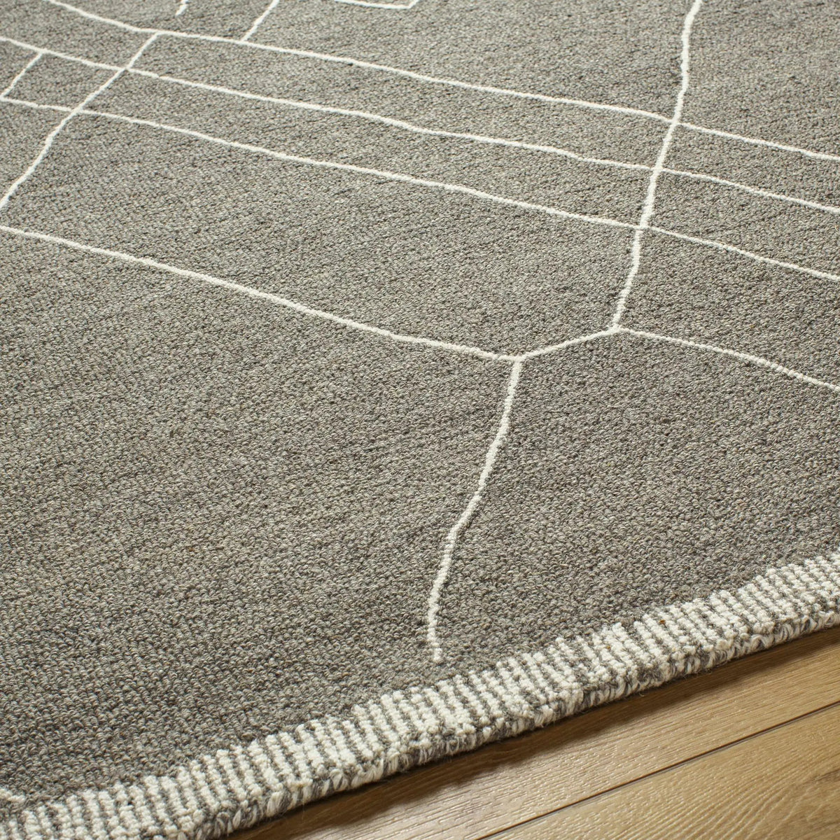 Arsenal Trout Valley Gray Wool Rug, photo 6 of 6