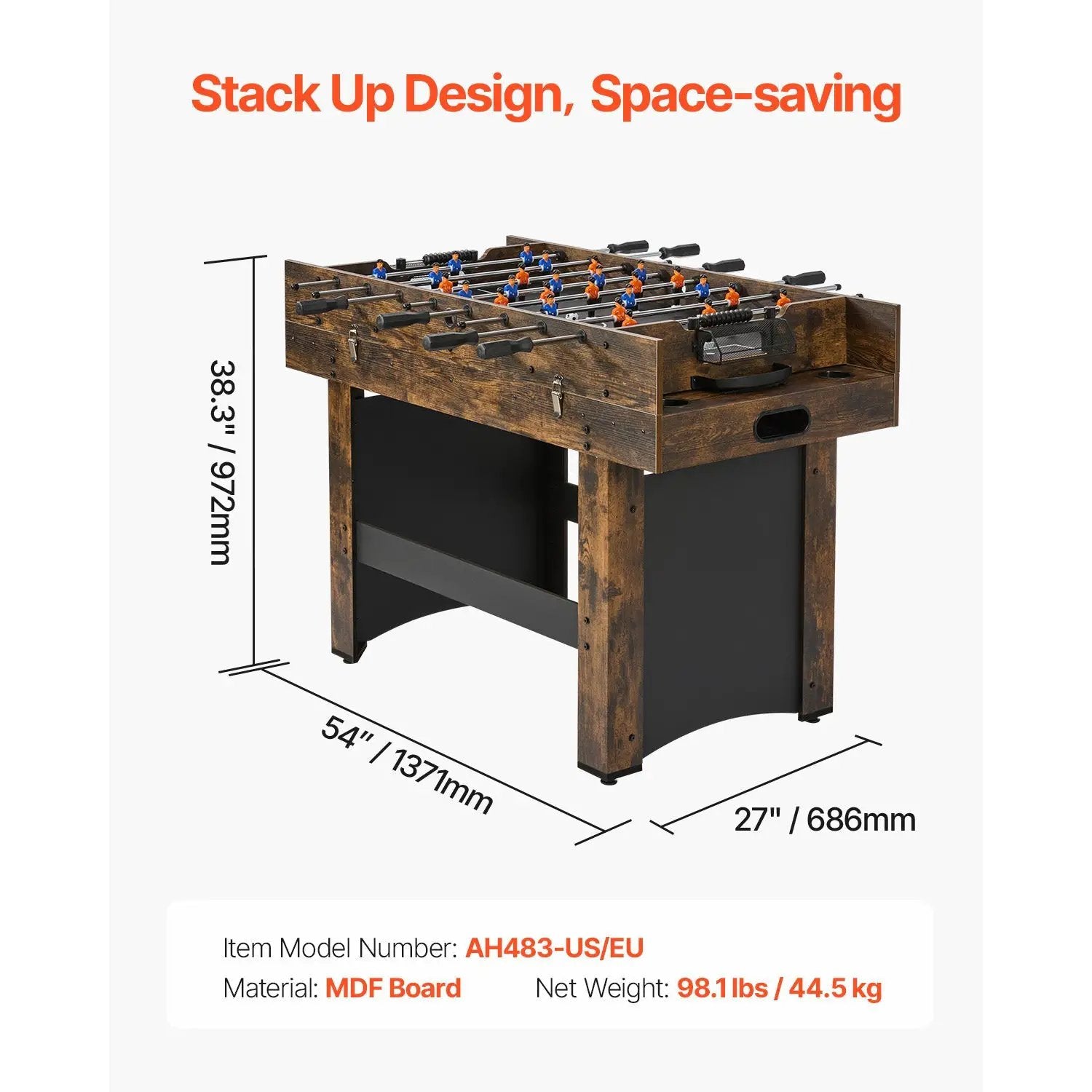 54" 3-in-1 Air Hockey Table Combo by HouseOfZazla