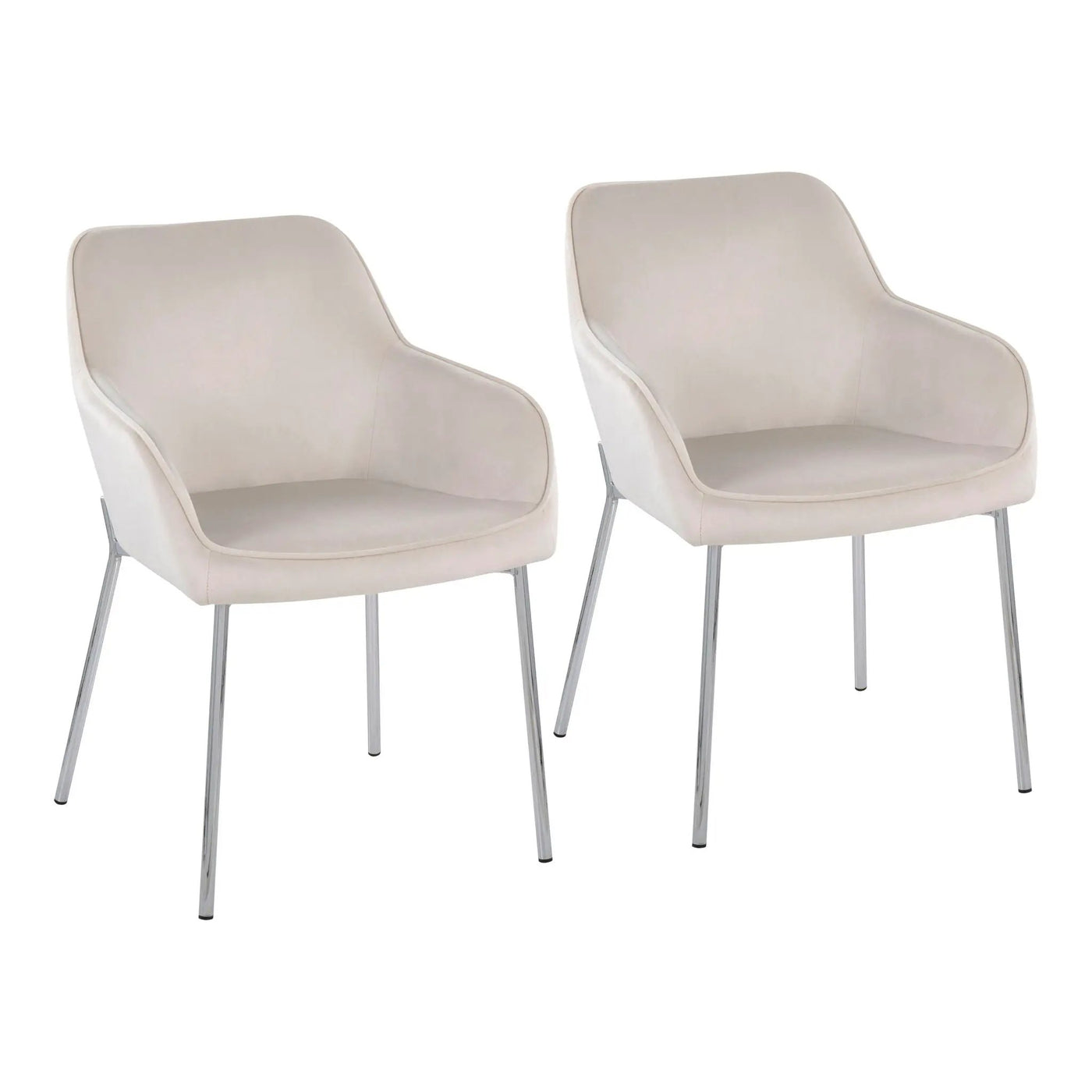 Daniella - Contemporary Moder Dining Chair (Set of 2) by HouseOfZazla