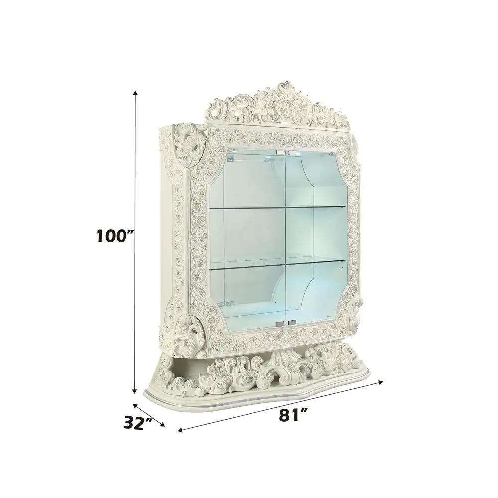 Adara - Curio - Antique White by Unique Piece Furniture
