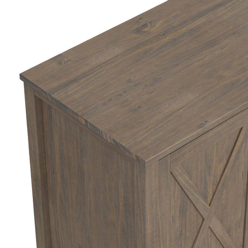 Ela - Medium TV Stand - Smoky Brown by HouseOfZazla