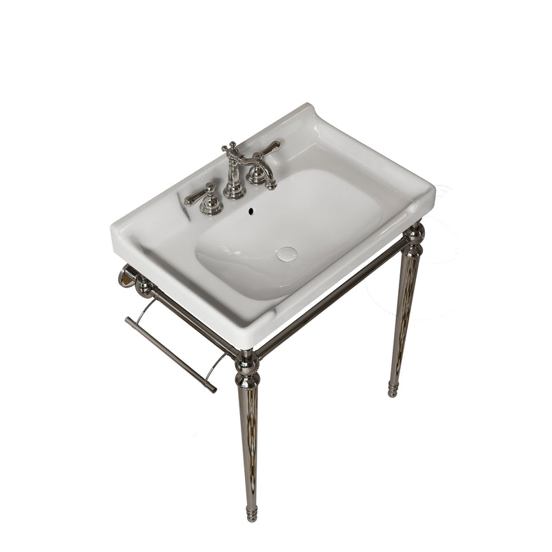 VICI 28" Bathroom Console Sink, Wall-Mounted by HouseOfZazla