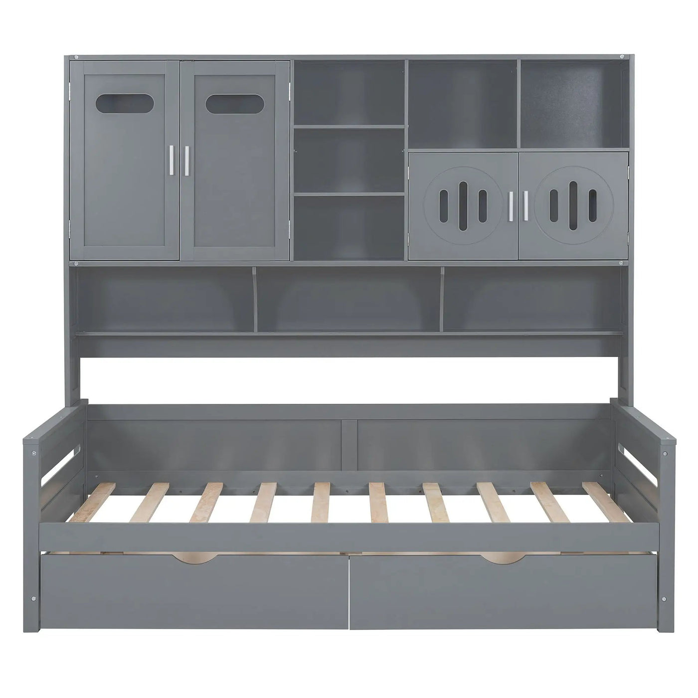 Daybed With All-In-One Cabinet And Shelf by Unique Piece Furniture