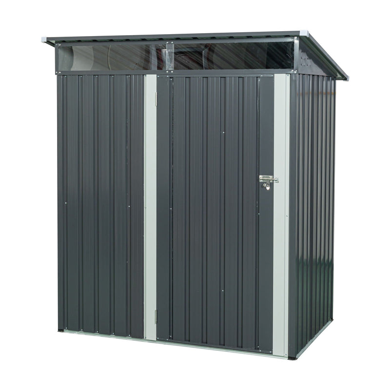 Outdoor Metal Storage Shed Transparent Plate by HouseOfZazla