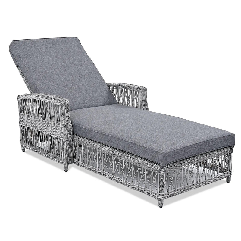 Go 2 Pieces Long Reclining Chaise Set by HouseOfZazla