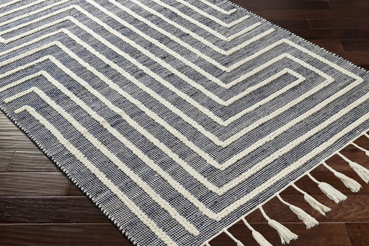 Aditya Tasseled Jute&Wool Carpet - Clearance, photo 4 of 12