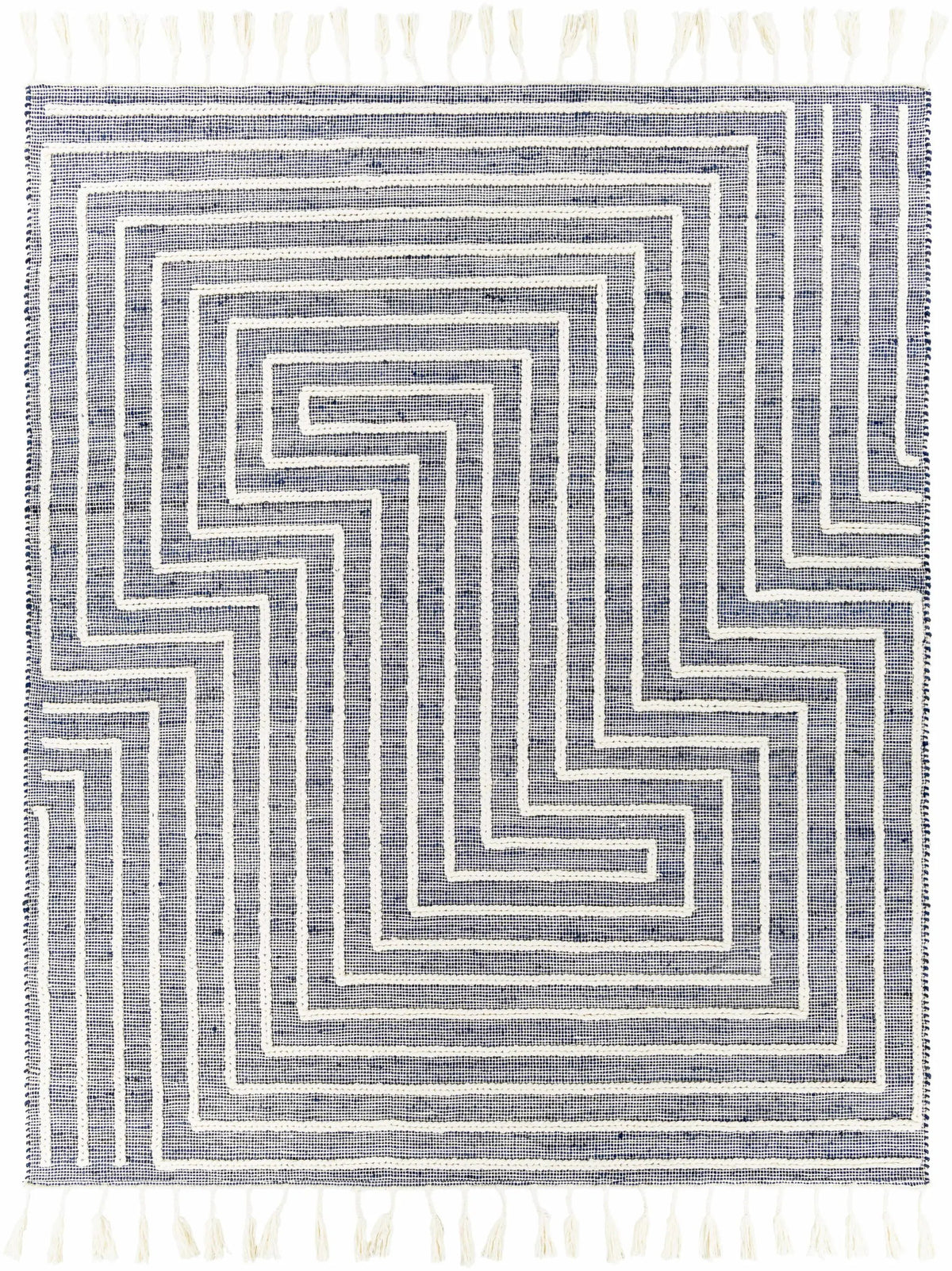 Aditya Tasseled Jute&Wool Carpet - Clearance
