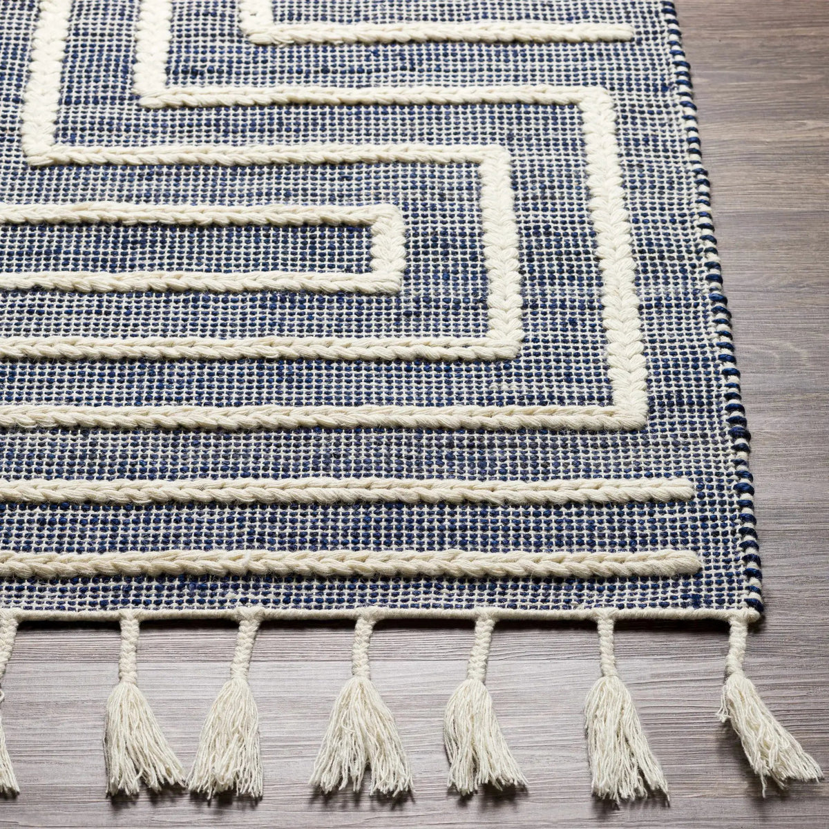 Aditya Tasseled Jute&Wool Carpet - Clearance, photo 10 of 12