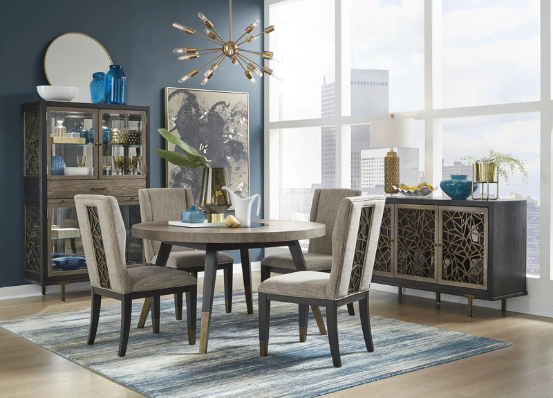 Ryker - Round Dining Table - Homestead Brown by Unique Piece Furniture