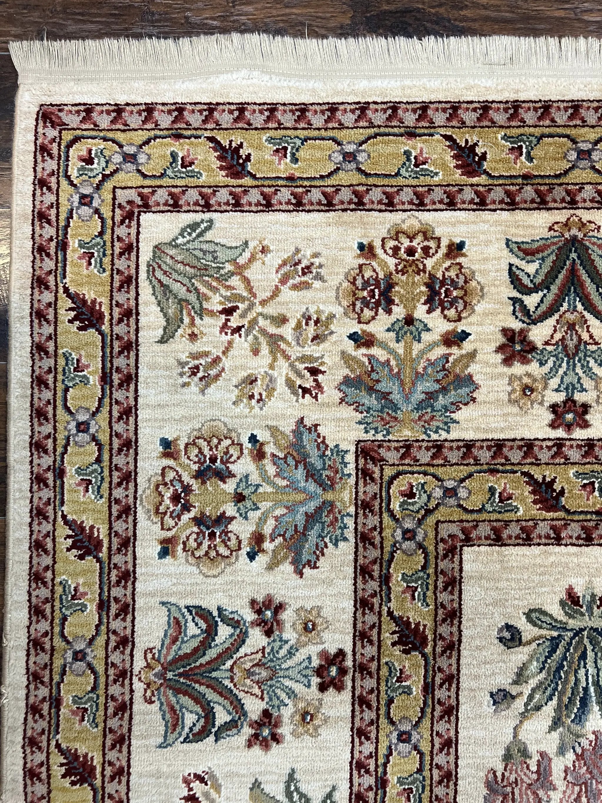 Karastan Rug 8.8 x 12, Ashara Amritsar #549, Oatmeal Color, Wool Pile Karastan Carpet, Discontinued Karastan Area Rug, Decorative by Jewel Rugs