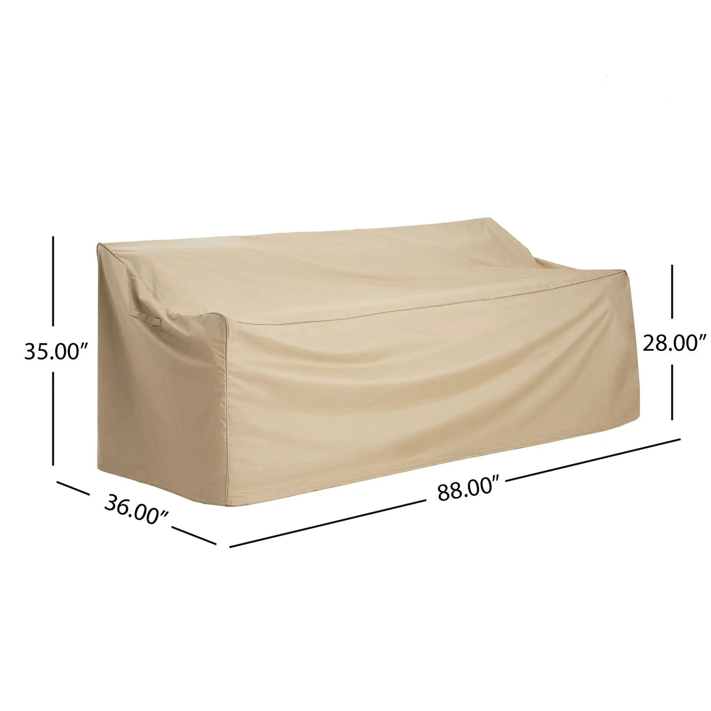 Shield Patio Outdoor 3 Seater Sofa Cover by HouseOfZazla