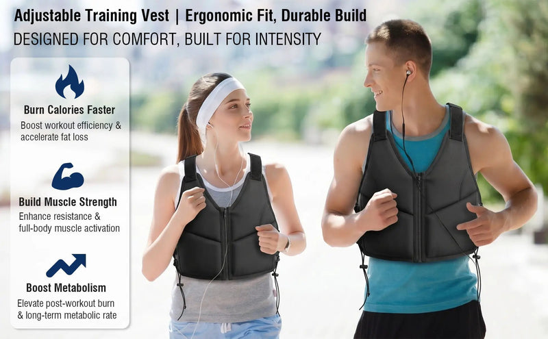 10LBS Adjustable Weighted Vest for Women by HouseOfZazla