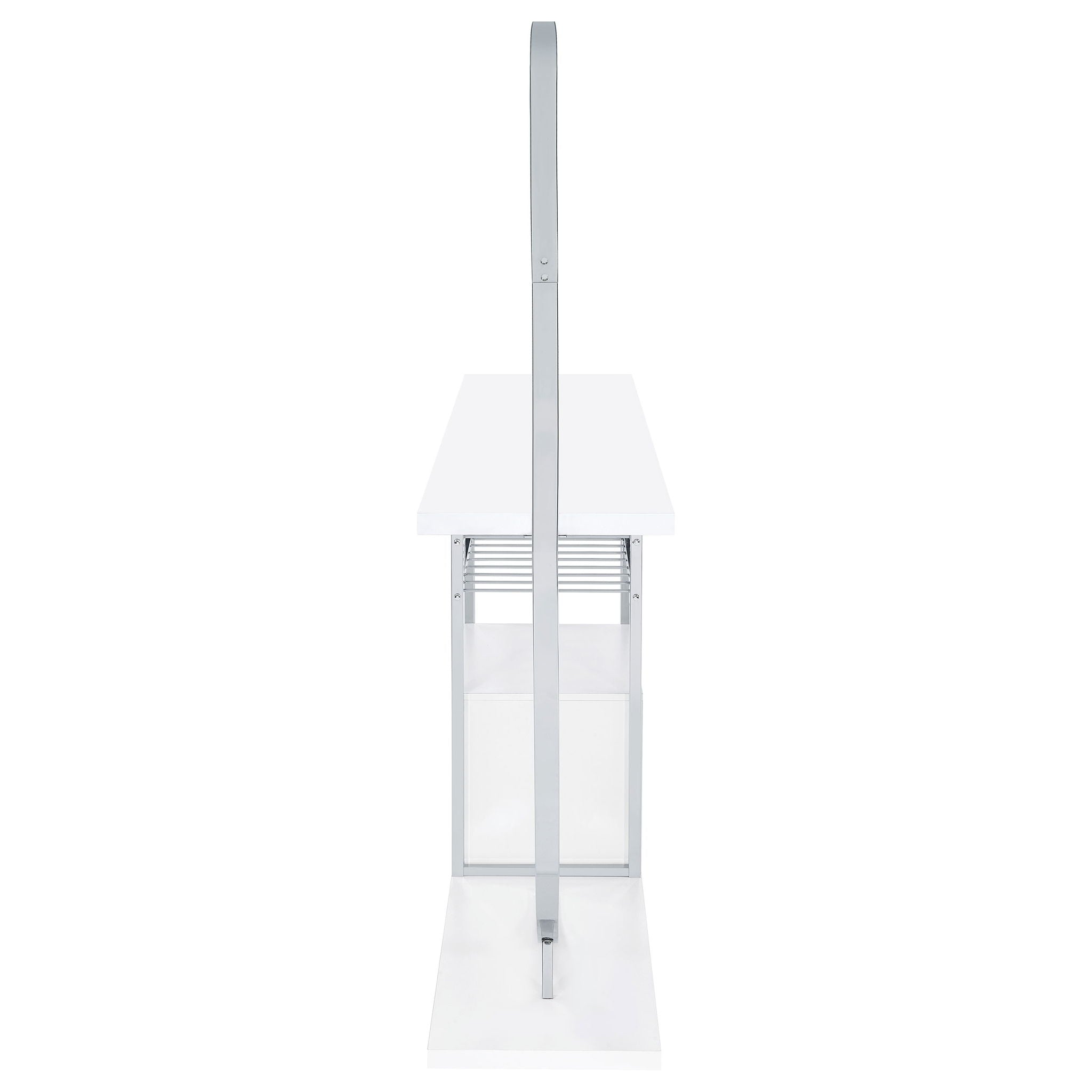 Casey - 2 Door Home Bar Storage Bar With Customizable Lighting - White by HouseOfZazla