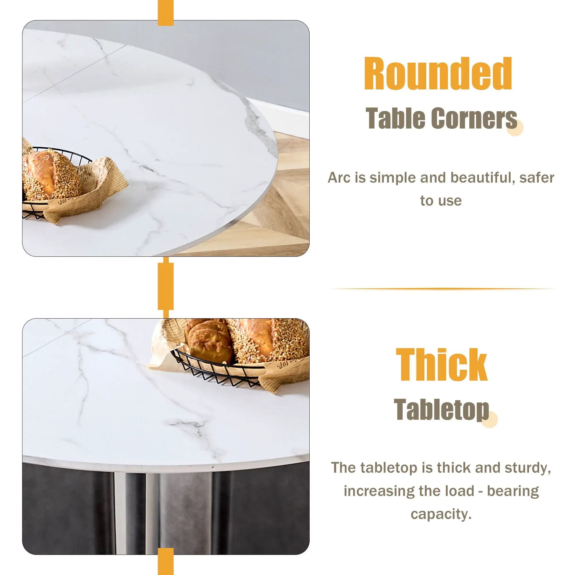 Round Dining Table With Cross Base, Modern Home Furniture by Unique Piece Furniture