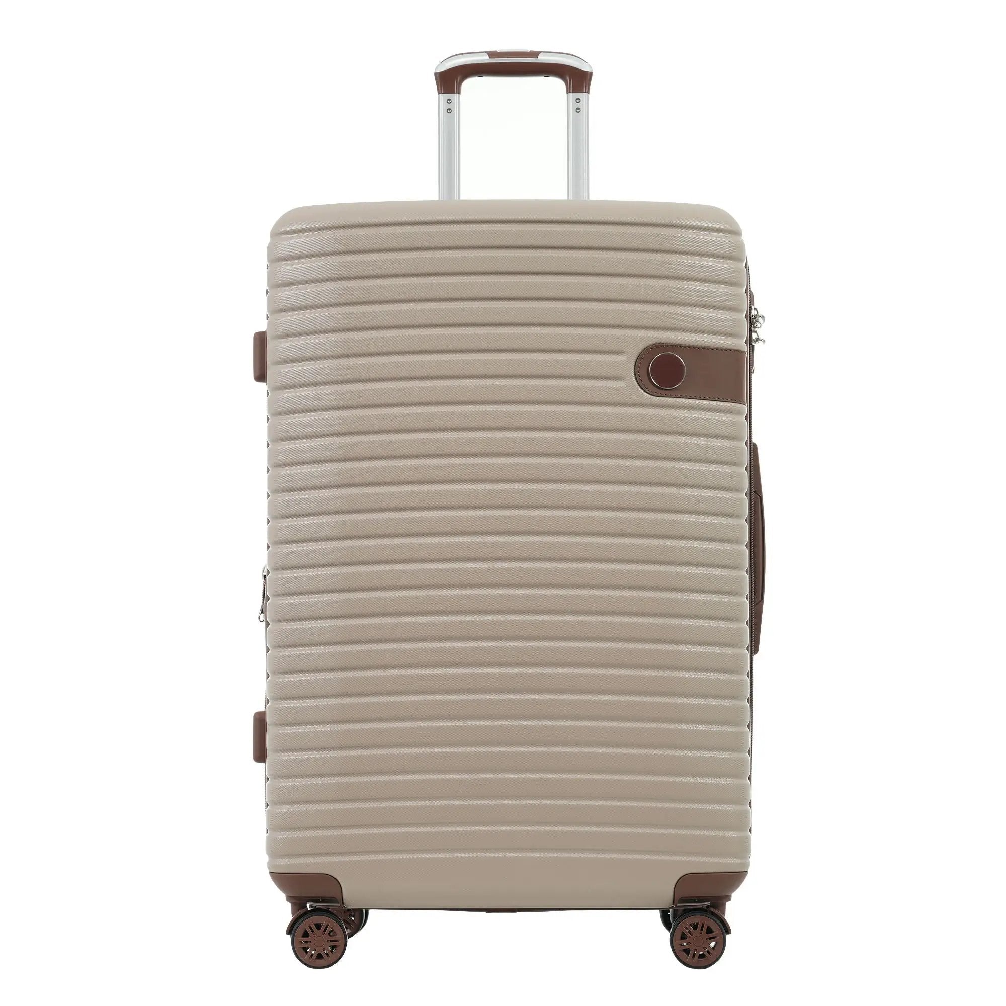 4 Piece Luggage Suitcase Set, Hard Shell Lightweight Expandable Travel Luggage With 4 Packing Cubes by HouseOfZazla