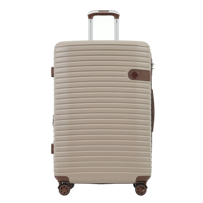 4 Piece Luggage Suitcase Set, Hard Shell Lightweight Expandable Travel Luggage With 4 Packing Cubes by HouseOfZazla