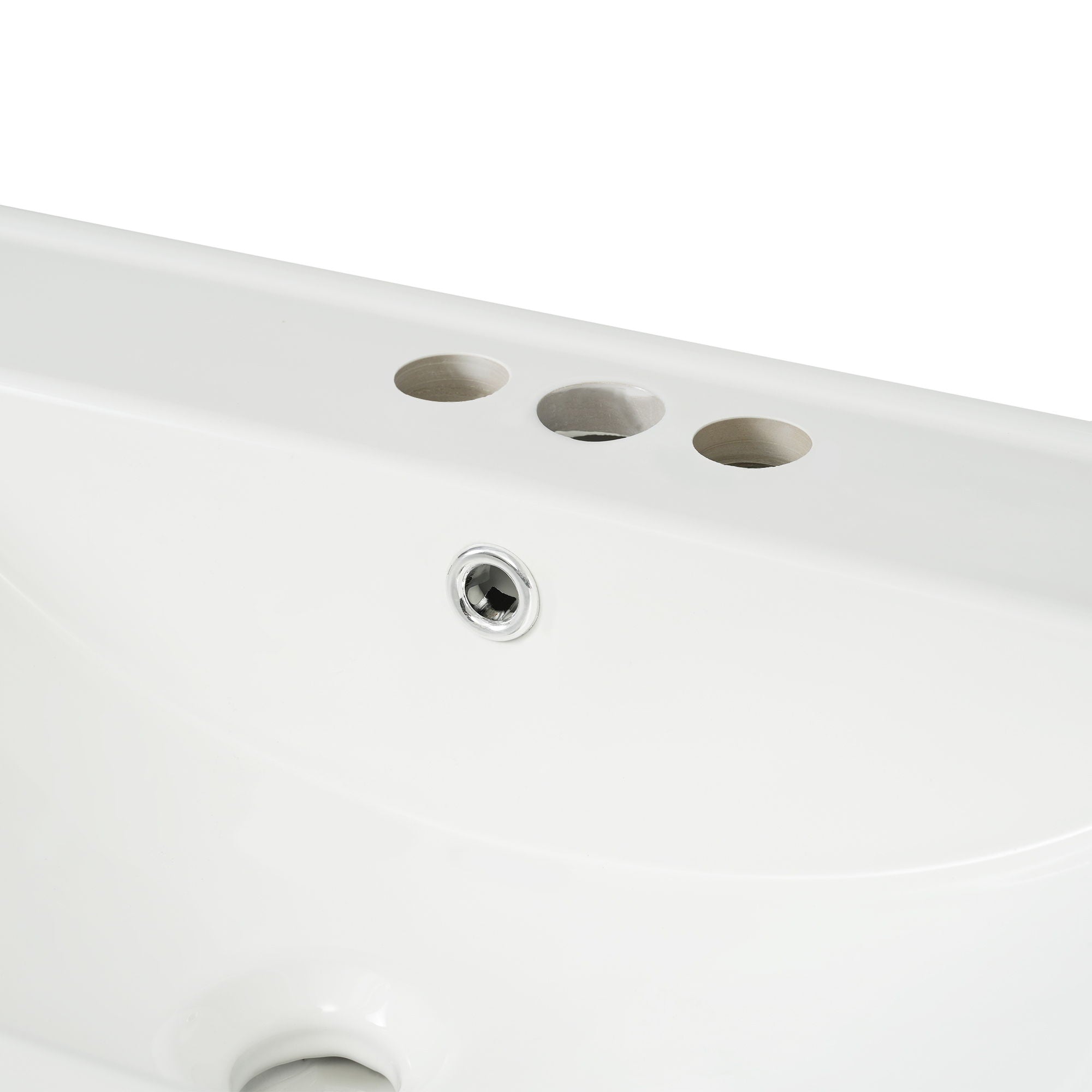 Elegant Bathroom Vanity With Ceramic Sink And Versatile Storage by HouseOfZazla