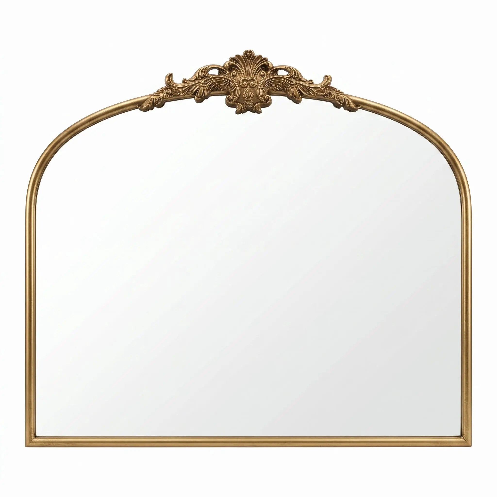 32"x24.4" Baroque Vintage Arched Wall Mirror by HouseOfZazla