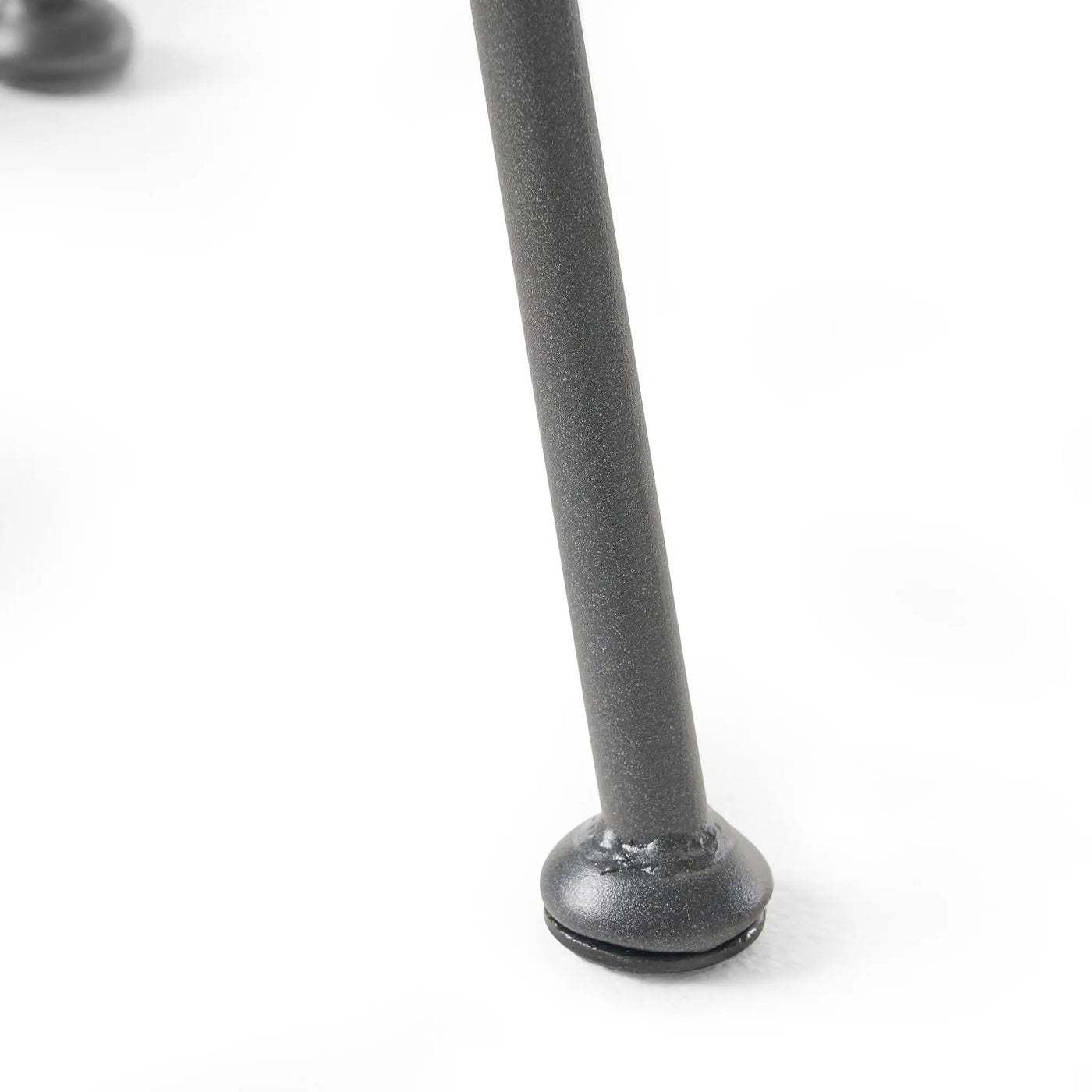 Petrichor Outdoor Side Table with Tempered Glass and Steel Frame by HouseOfZazla