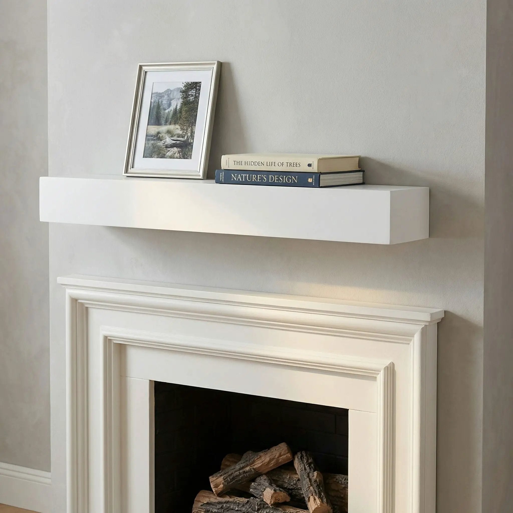 Fireplace Mantel Floating Shelf For Home Decor by Unique Piece Furniture
