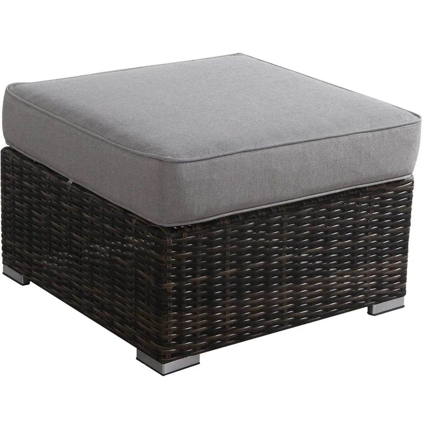 Stylish Outdoor Ottoman With Cushion For Comfort by Unique Piece Furniture