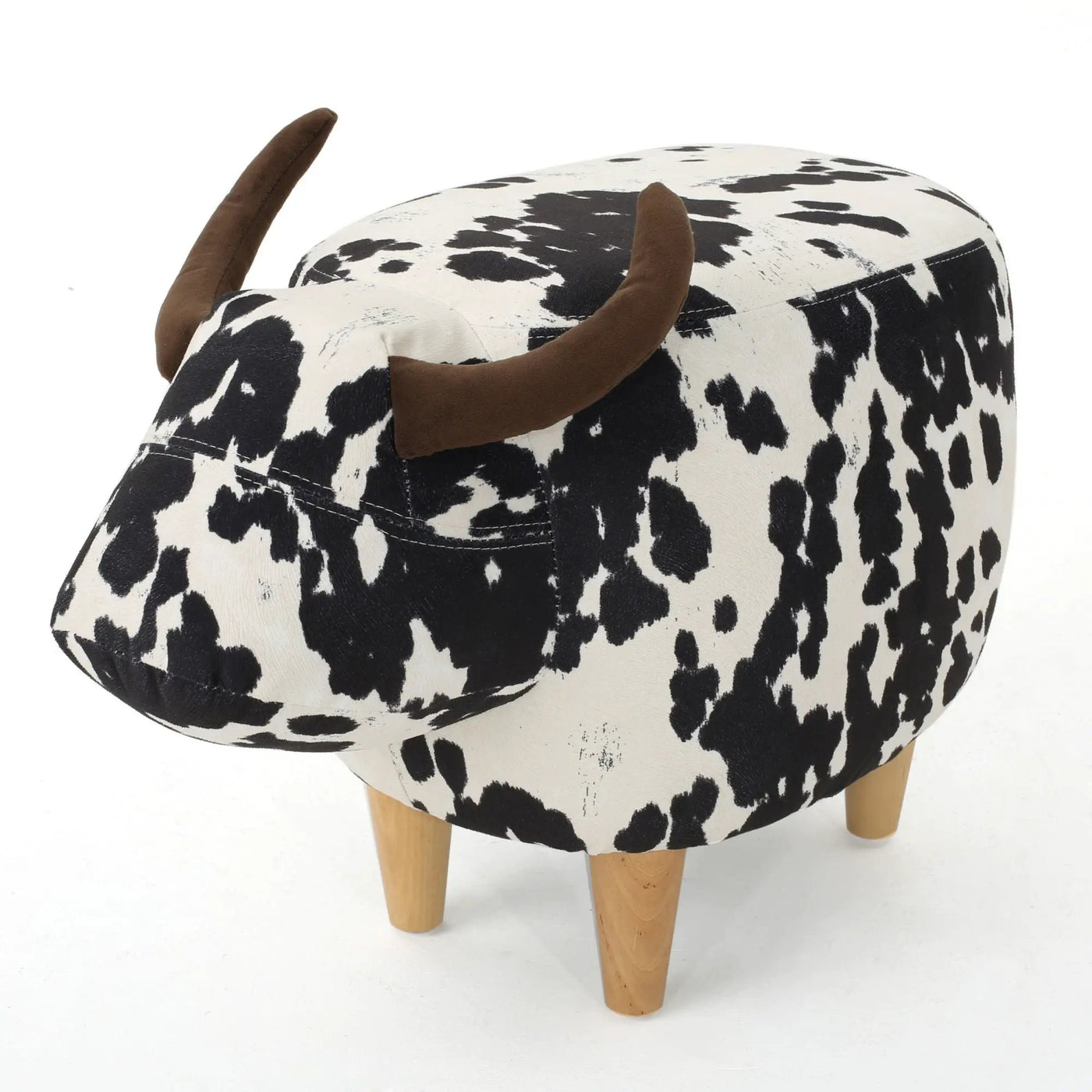 Cow Shaped Ottoman Footstool by HouseOfZazla