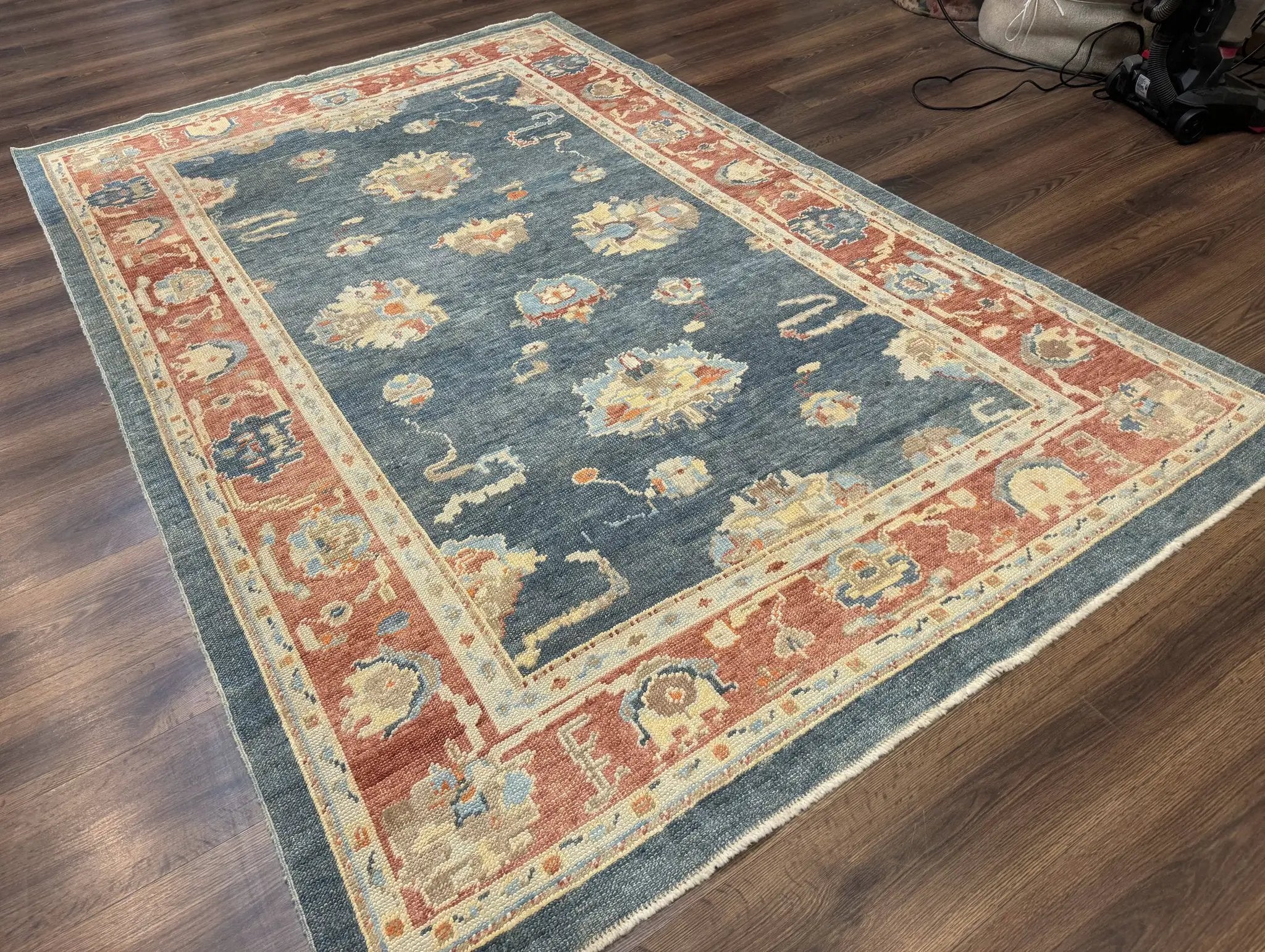 Turkish Oushak Rug 6x9, Sultanabad Carpet, Medium Size Oriental Rug by Jewel Rugs