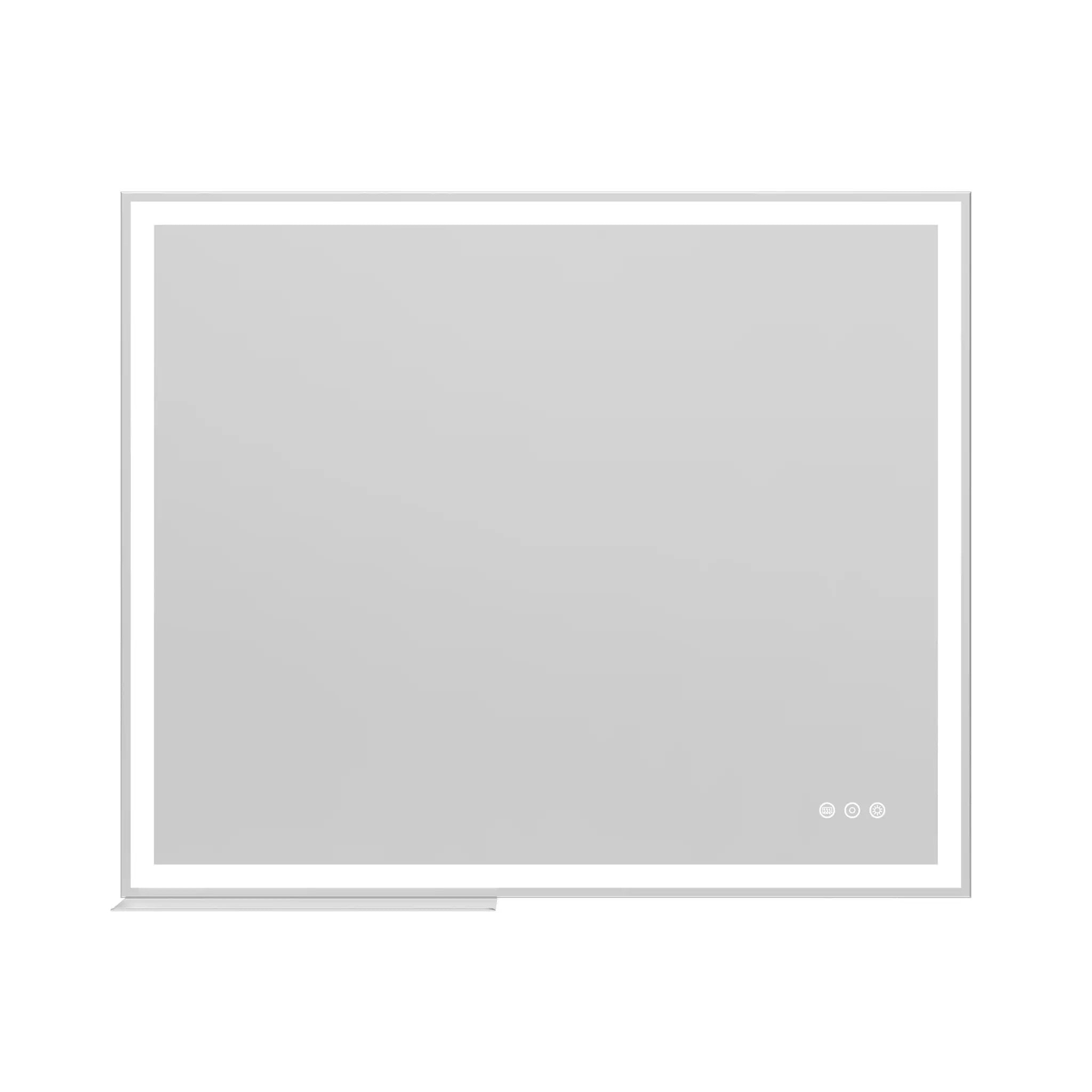 LED Bathroom Vanity Mirror Wall Mounted Adjustable / Warm / Natural Lights Anti-Fog Touch Switch With Memory Modern Smart Large Bathroom Mirrors by HouseOfZazla