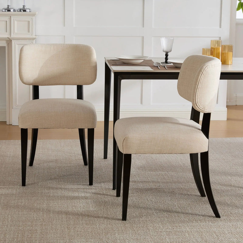 Kitchen Dining Chairs (Set of 2) - Cream by Unique Piece Furniture