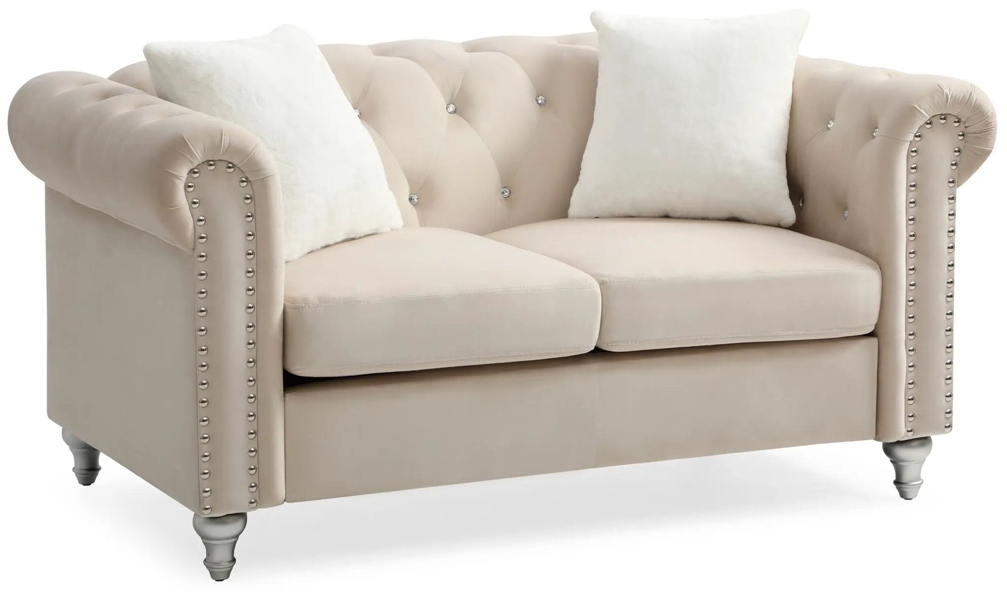Stylish Contemporary Loveseat by Unique Piece Furniture