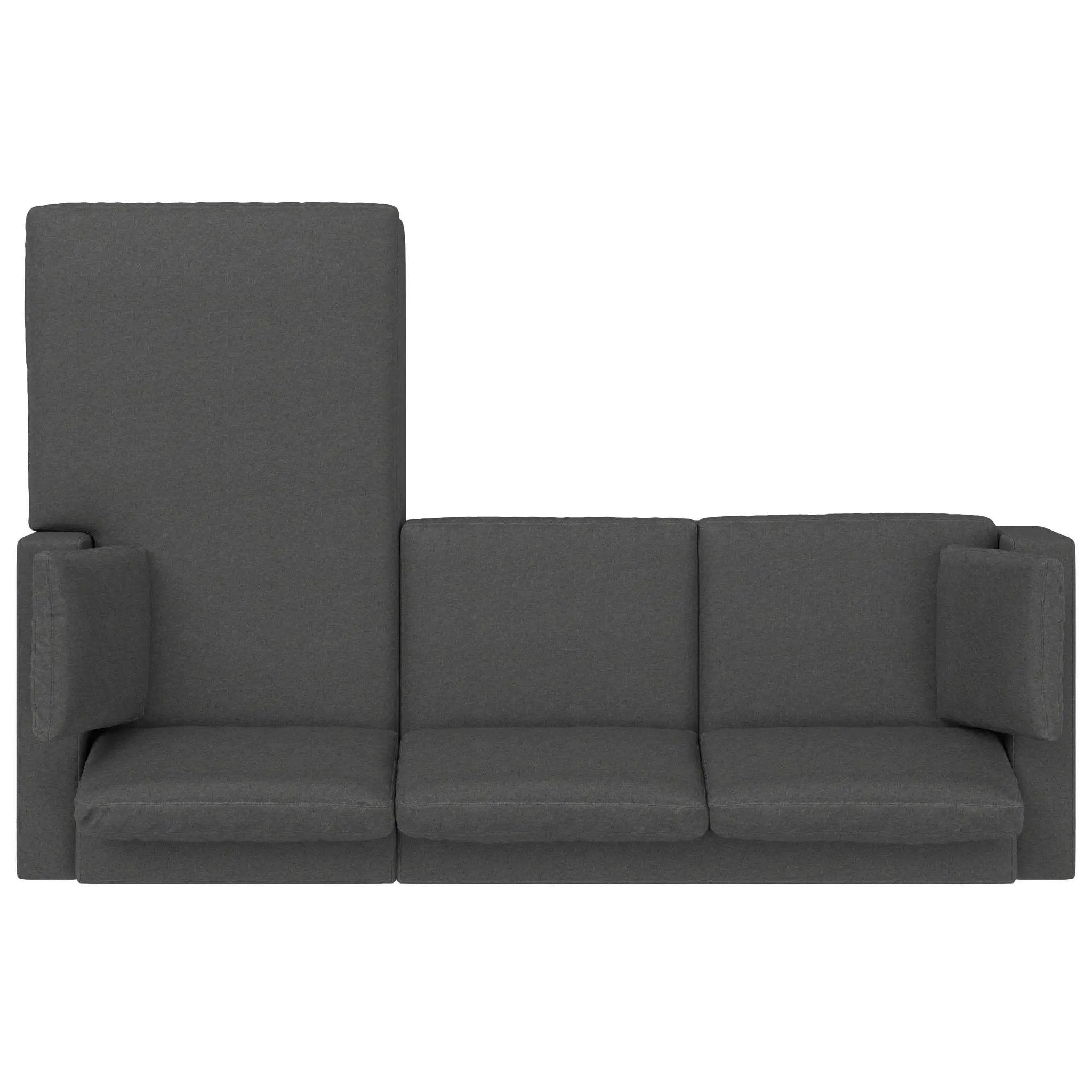 Charlie - Upholstered Deep Seater Sectional Sofa by HouseOfZazla