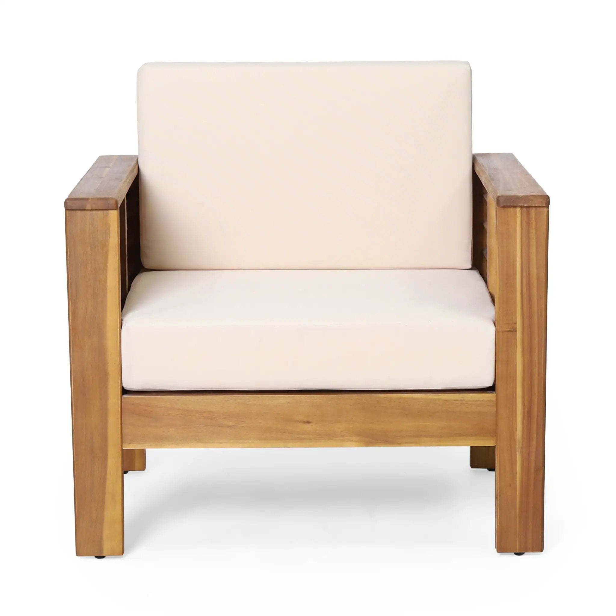 Slat Design Club Chairs With Cushions by HouseOfZazla