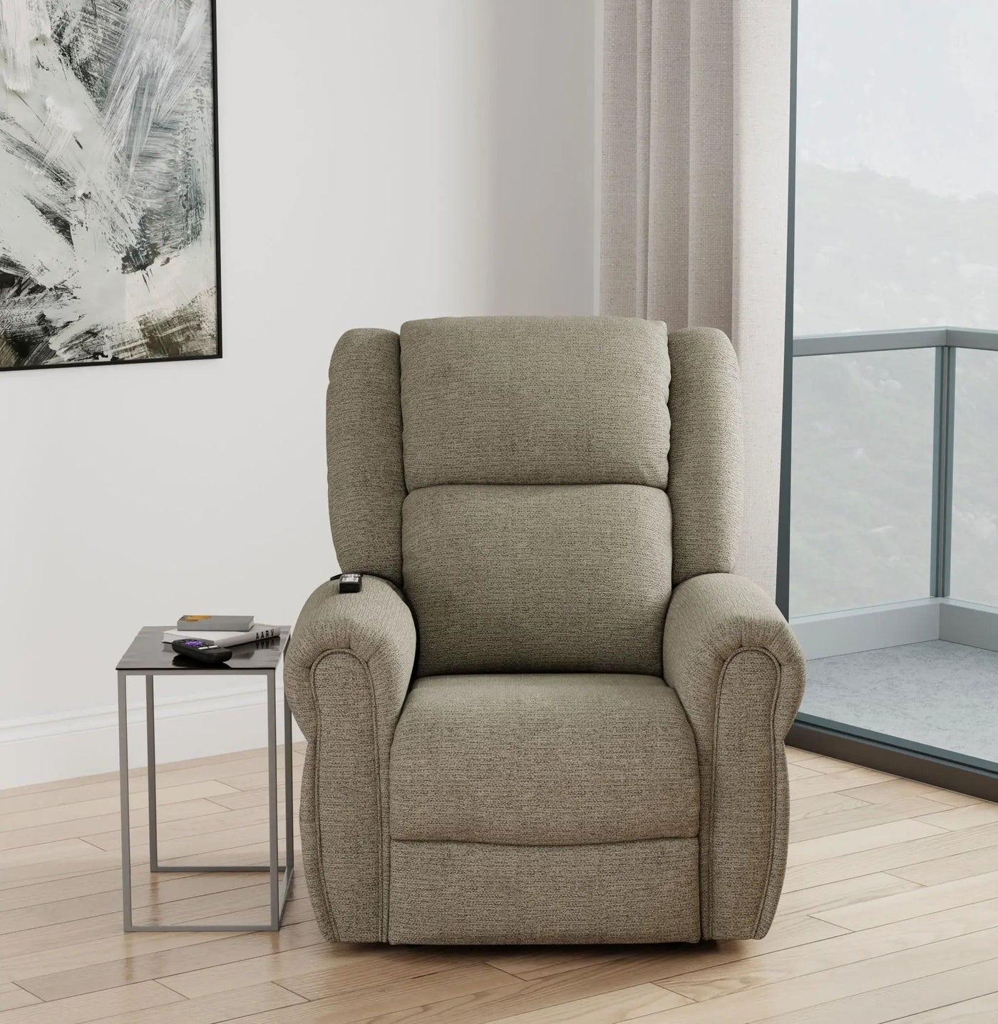 Paradise - Power Lift/Headrest/Lay Flat Recliner With CR3 Heat/Massage by Unique Piece Furniture