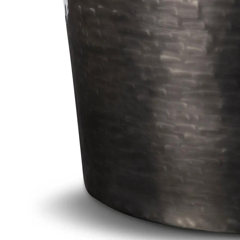 Troy - Metal Accent Table - Antique Silver by HouseOfZazla