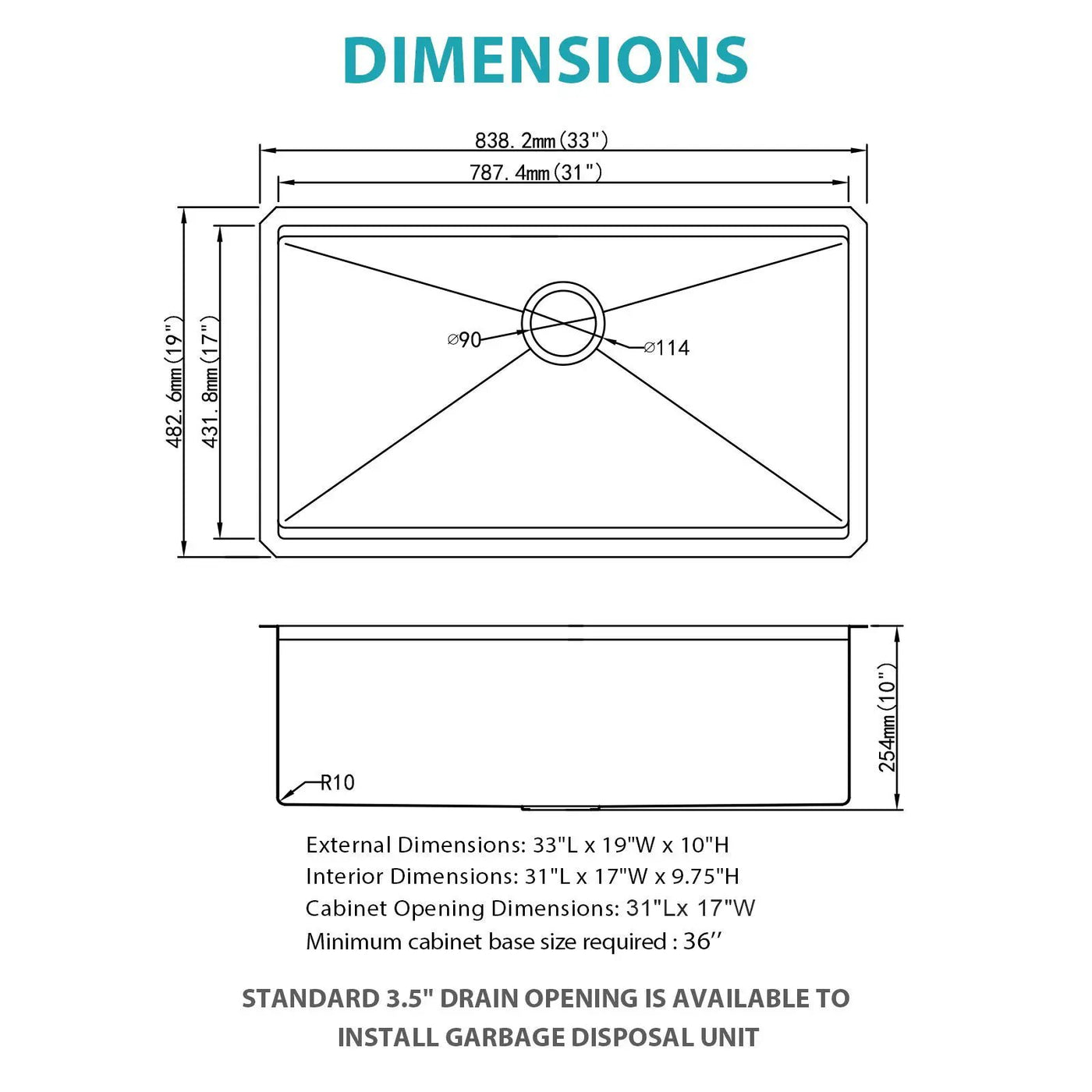Stainless Steel Undermount Kitchen Sink With Workstation by HouseOfZazla