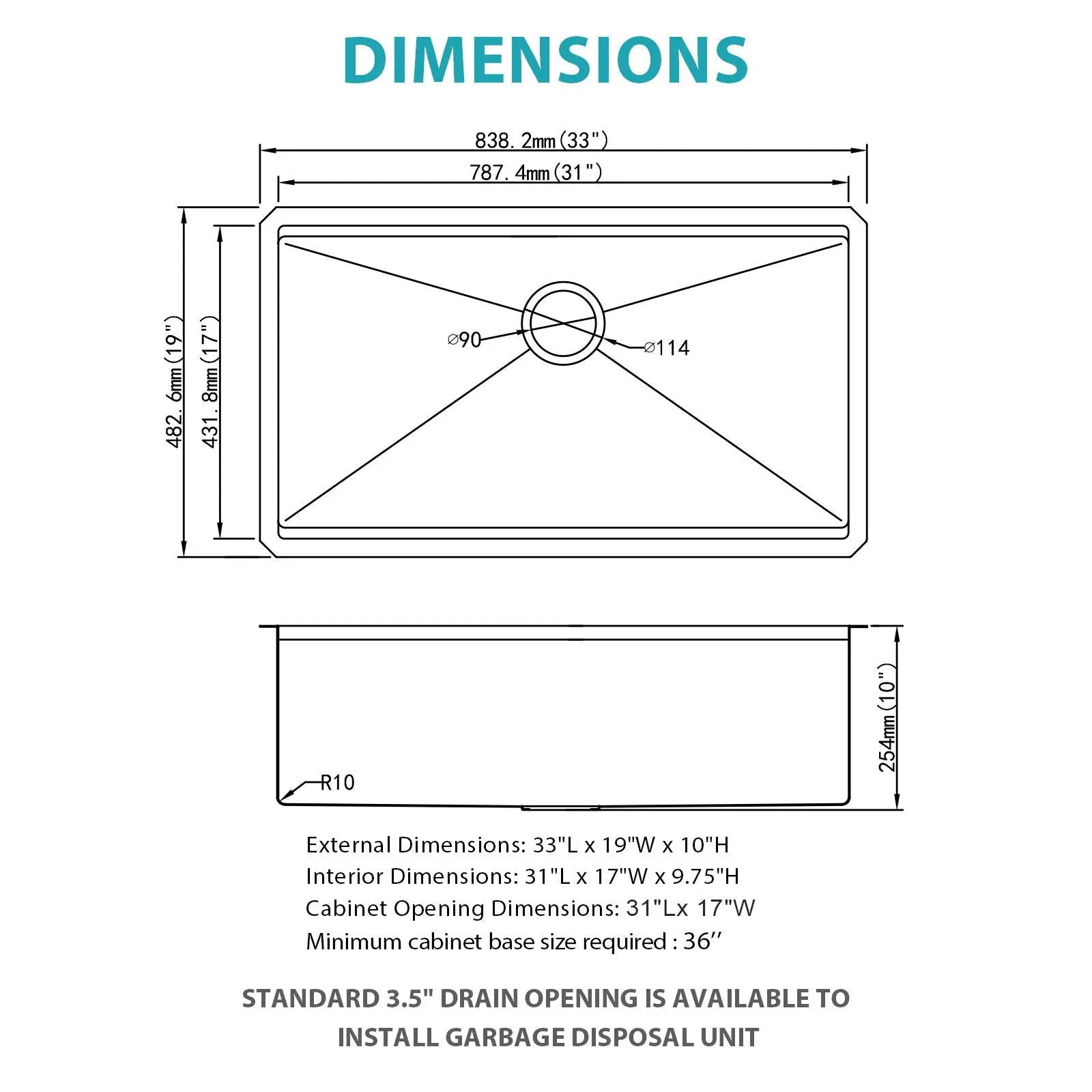 Stainless Steel Undermount Kitchen Sink With Workstation by HouseOfZazla