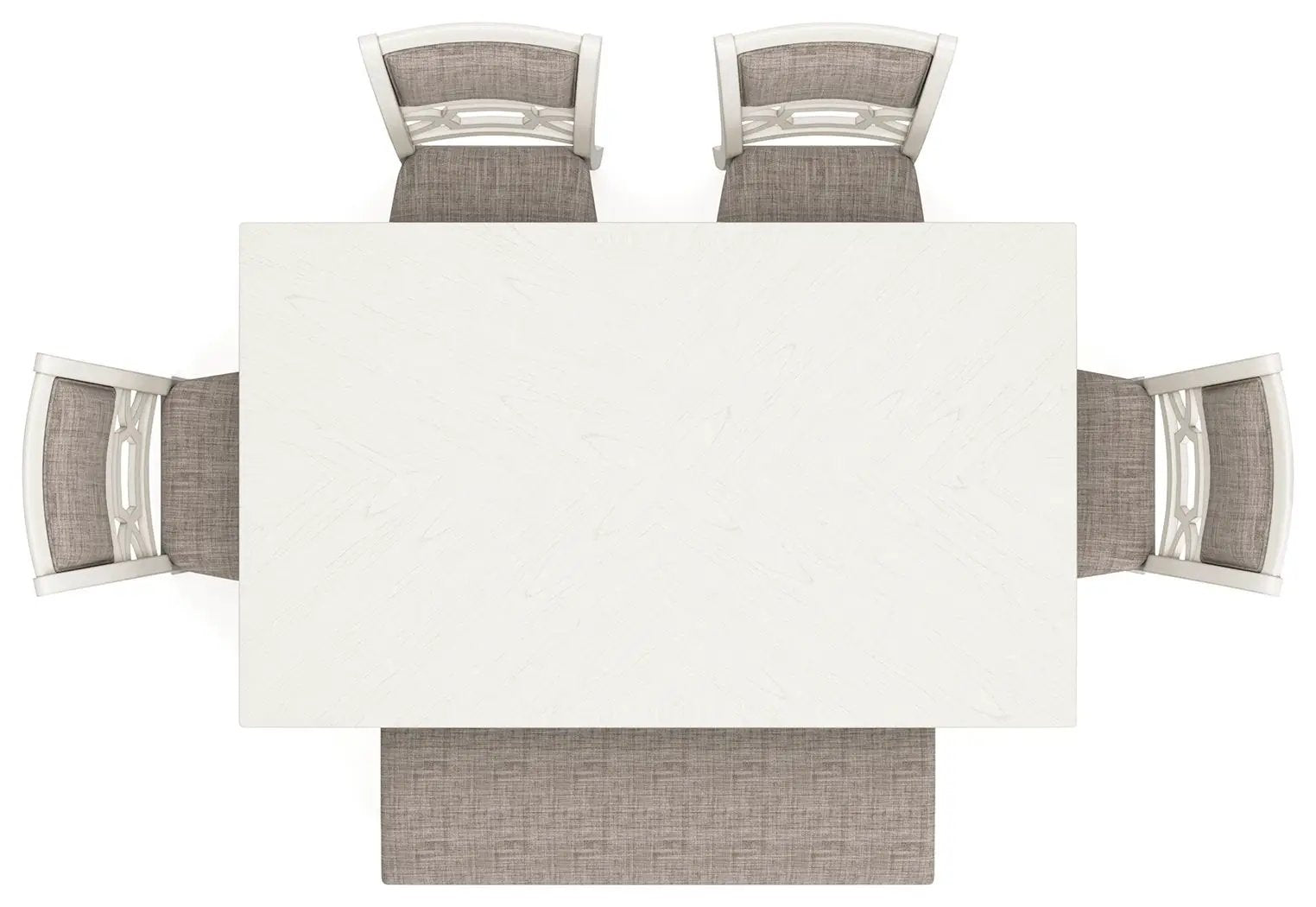Erinberg - Dining Room Table Set (Set of 6) - Antique White by Unique Piece Furniture
