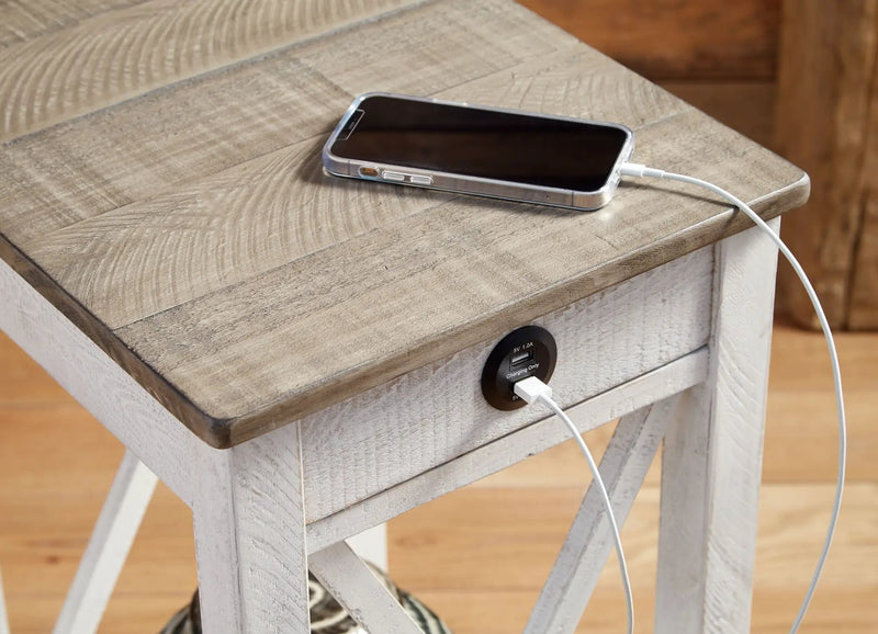 Adalane - Accent Table - White / Gray by Unique Piece Furniture