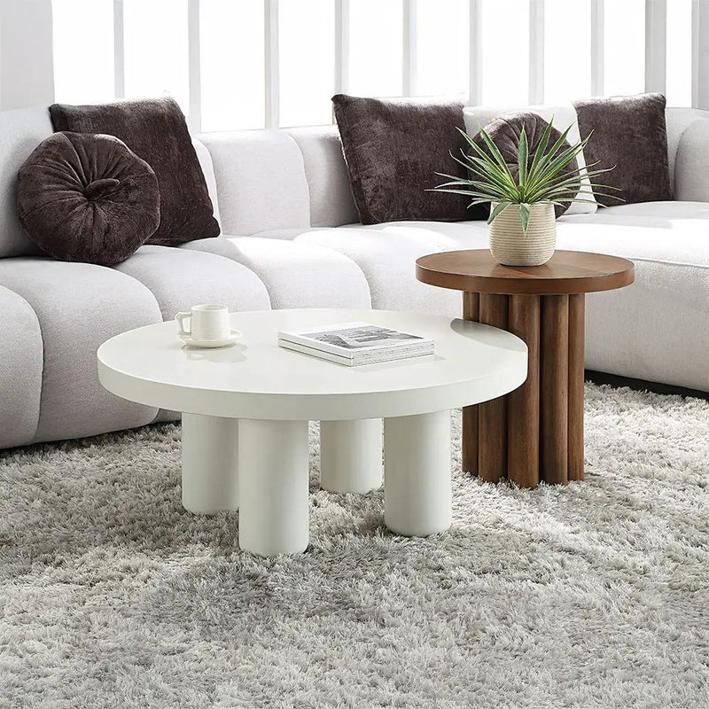 Sanat - Coffee Table - White by Unique Piece Furniture