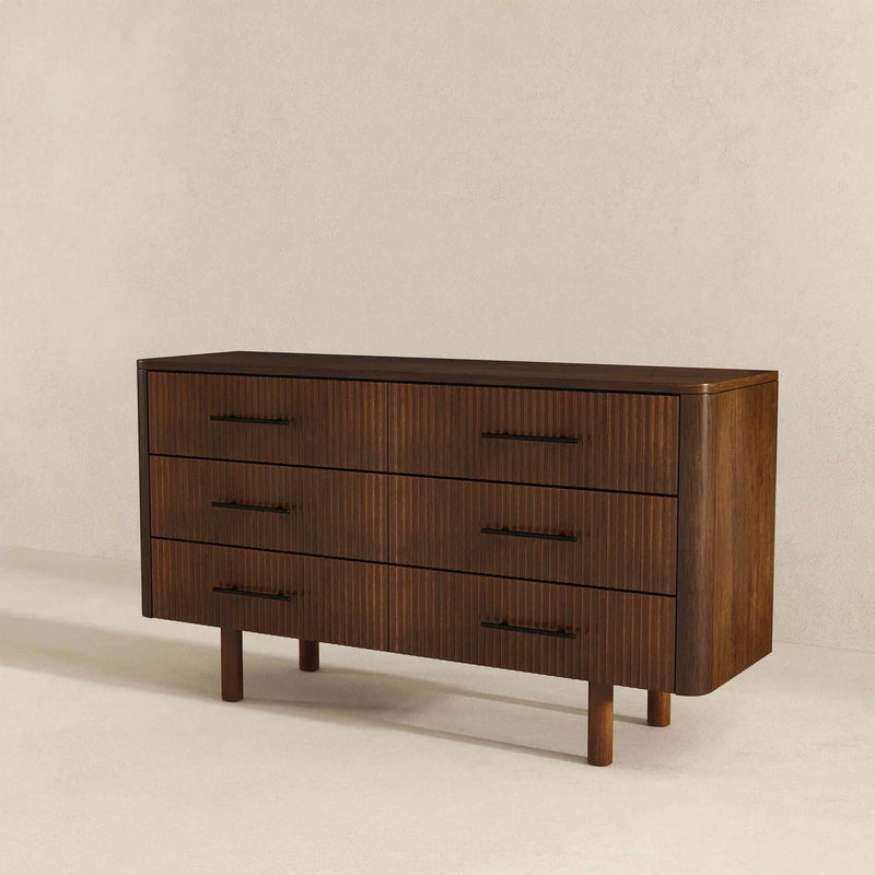 Logan - Dresser With 6 Drawers - Brown by Unique Piece Furniture