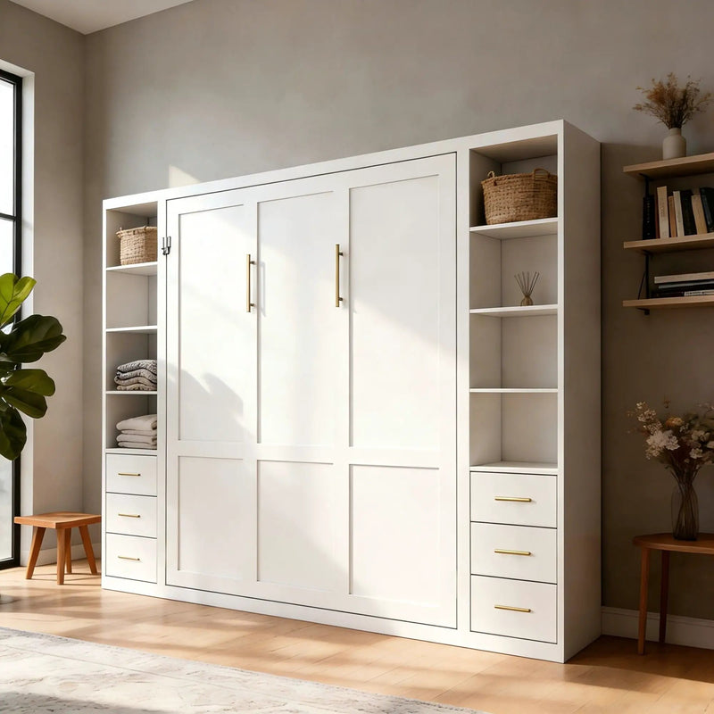 Folding Vertical Murphy Wall Bed by HouseOfZazla