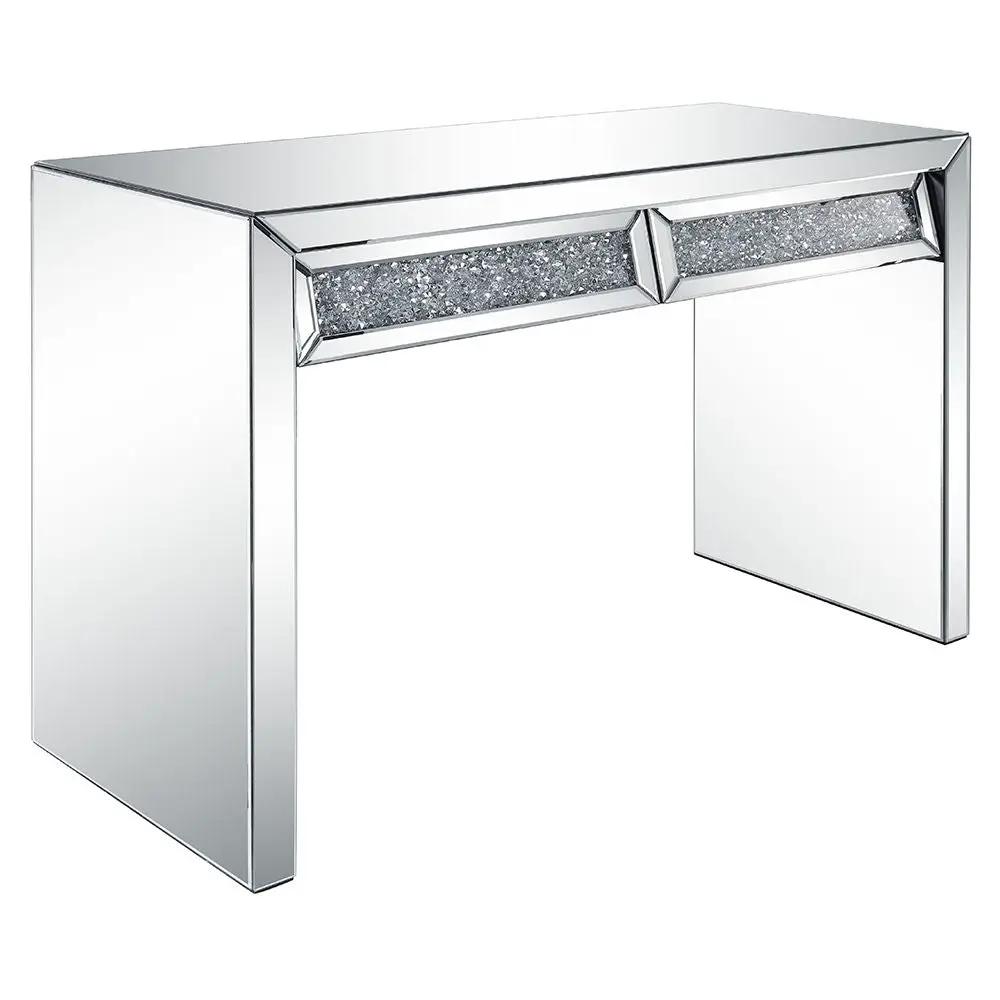 Noralie - Console Table Faux Diamonds - Mirrored by Unique Piece Furniture