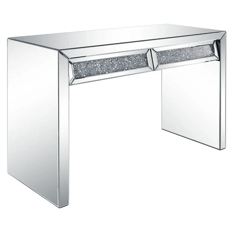 Noralie - Console Table Faux Diamonds - Mirrored by Unique Piece Furniture