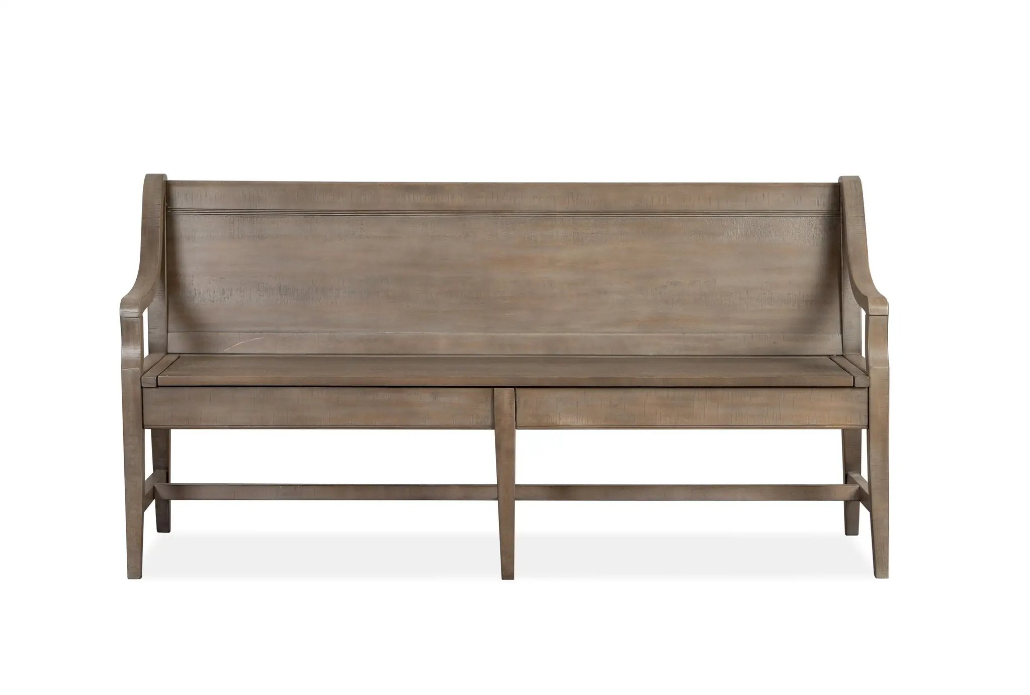 Paxton Place - Bench With Back - Dovetail Gray by Unique Piece Furniture
