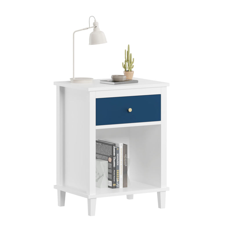 Nightstand With 1 Drawer 1 Shelf by HouseOfZazla