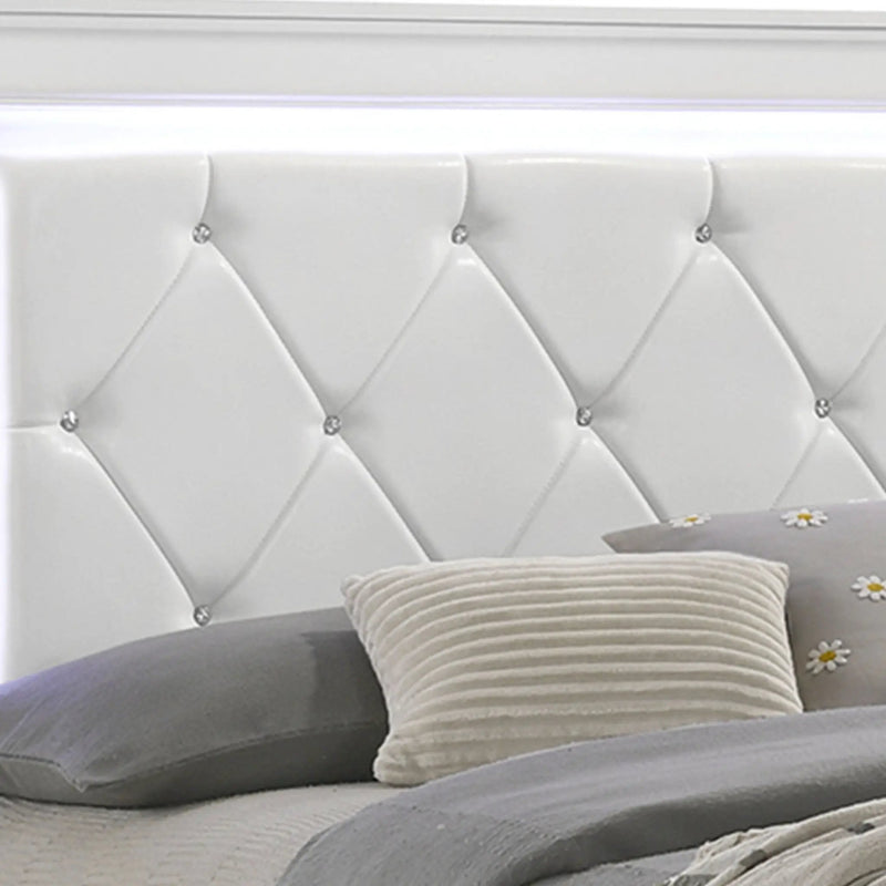 Blaze - Bed With LED Headboard by HouseOfZazla